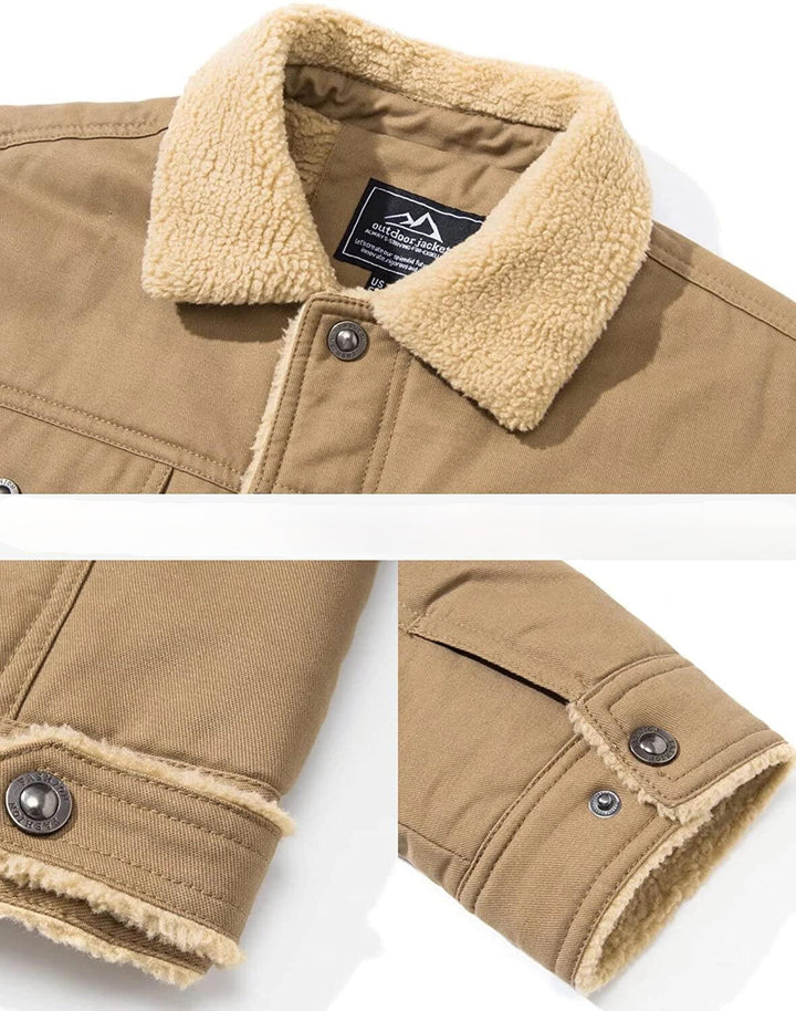 Stijlvolle gevoerde herenjas met knoopsluiting, veelzijdig voor wintermode, business casual en elegante outwear.