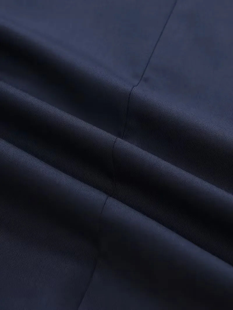 Heren colbert, slim fit, met een moderne mandarijnkraag voor een eigentijdse uitstraling.