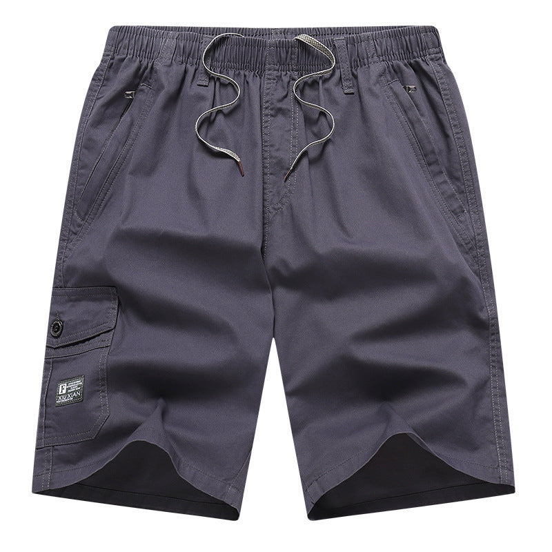 Heren casual shorts, een comfortabele broek met cargozakken voor een relaxte zomerse look.