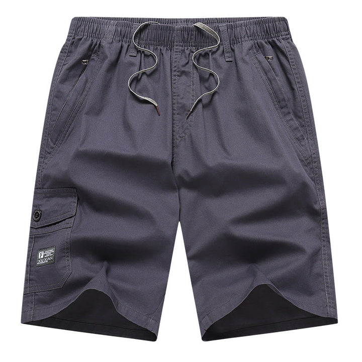 Heren casual shorts, een comfortabele broek met cargozakken voor een relaxte zomerse look.