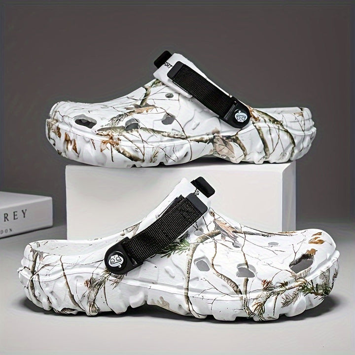 Heren Clogs met antislipzool voor optimaal comfort. Perfecte instappers voor tuin of strand.