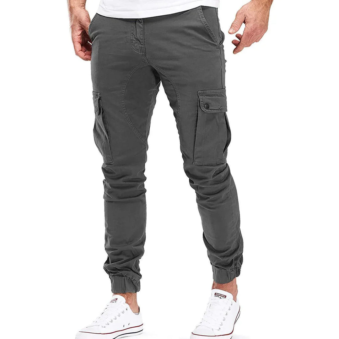 Comfortabele slim fit heren cargobroek met perfecte pasvorm. Ideaal voor vrijetijd, casual en stijlvolle looks.