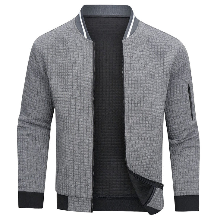 Zwart heren vestjack, warm en zacht voor dagelijks comfort, perfecte bovenkleding winter.