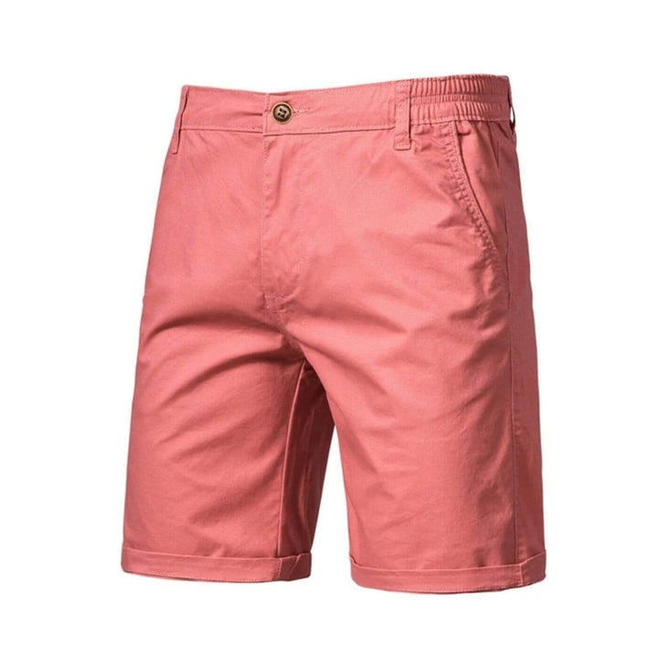 Zomerse heren shorts met flexibele stretch stof, perfect voor comfortabele vrije tijd.