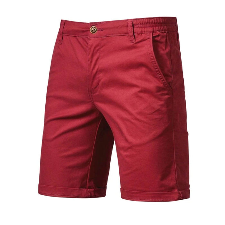 Duurzame heren korte broek met flexibele stretch voor maximaal comfort tijdens de zomer.