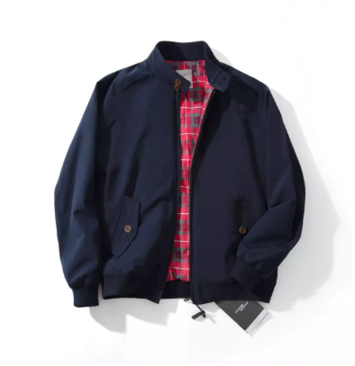 Zwart veelzijdig heren bomberjack, comfortabel en modieus, perfect als bovenkleding.