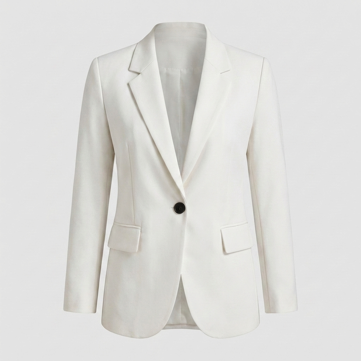 Zakelijke damesblazer, ideaal voor een professionele kantooroutfit. Stijlvol en modern design.