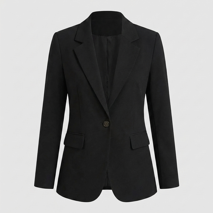 Damesblazer voor werk en dagelijks gebruik. Een chique en comfortabele toevoeging aan je garderobe.