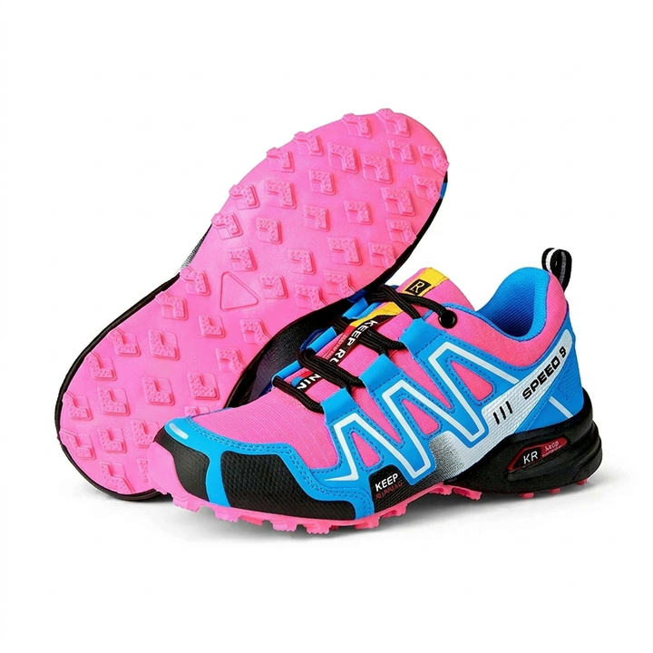 Lichtgewicht en ademende unisex wandelschoenen, comfortabel voor lange trektochten en diverse buitenactiviteiten.