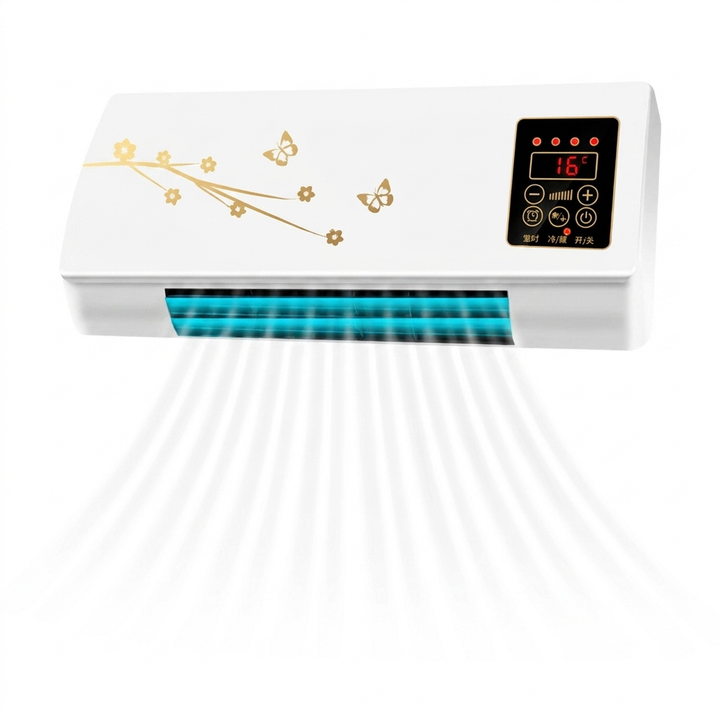Compacte 2-in-1 verwarmings- en koelventilator WC2026 voor comfortabel binnenklimaat in huis en kantoor.