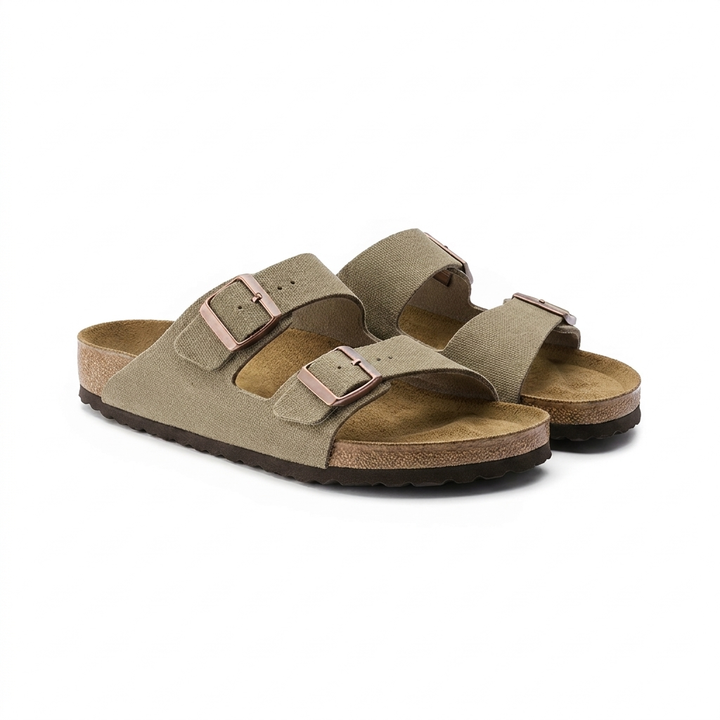 Lichtgewicht platte sandalen, perfect voor heren en dames die comfort en vintage mode waarderen.