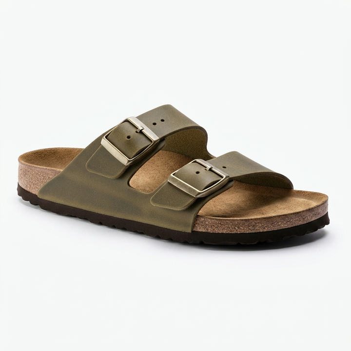 Casual vintage sandalen met platte zool, comfortabel en lichtgewicht, ideaal voor zomerse activiteiten.