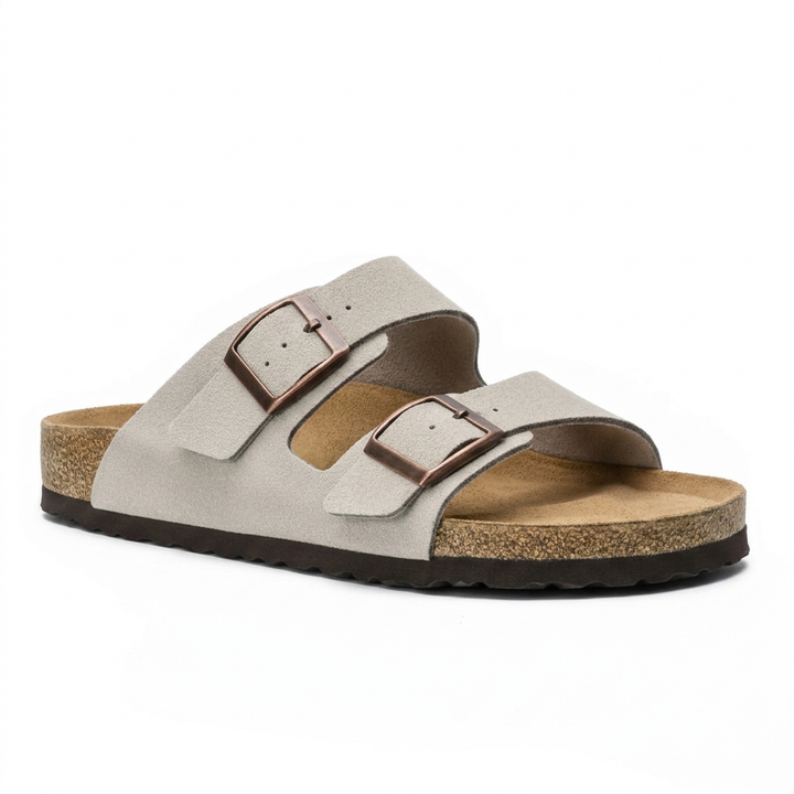 Instap unisex sandalen voor de zomer, vintage stijl, met comfortabel voetbed voor dagelijks plezier.