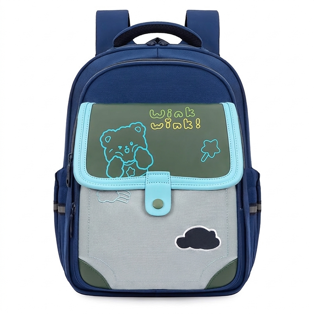 Praktische schoolrugzak met veel opbergruimte en vakken. Perfect als schooltas of dagrugzak voor kids.