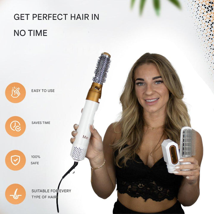 De Lyra föhnborstel & airstyler voor dames: jouw secret voor prachtig, veelzijdig haarstyling.