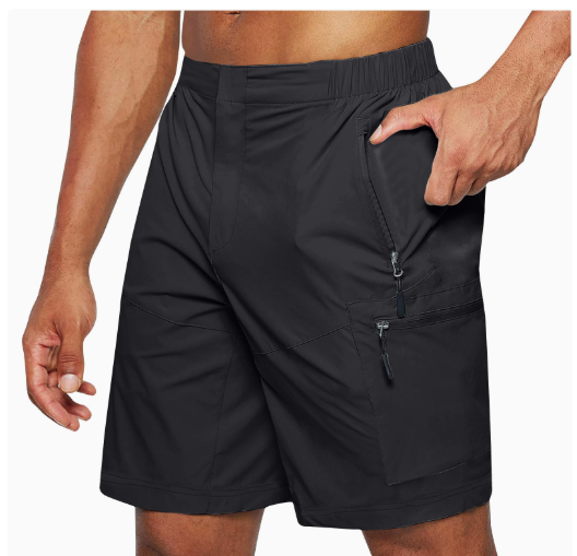 Casual lichtgewicht herenbroek met elastische taille, geschikt als zomerbroek, sportbroek of reisbroek.