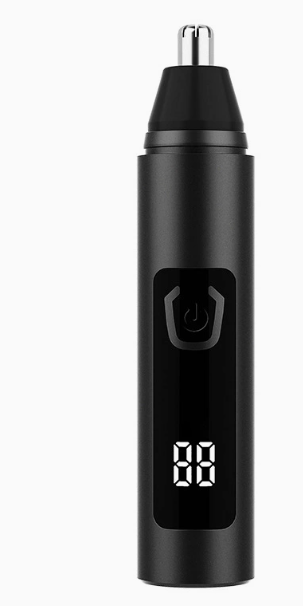 Compacte unisex neus- en oortrimmer met oplaadbare accu voor eenvoudige, persoonlijke haarverzorging.