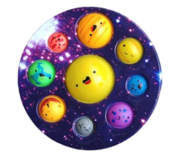 Zintuiglijk planeten druk speelgoed, een ontspannend cadeau voor kinderen en volwassenen voor betere concentratie.