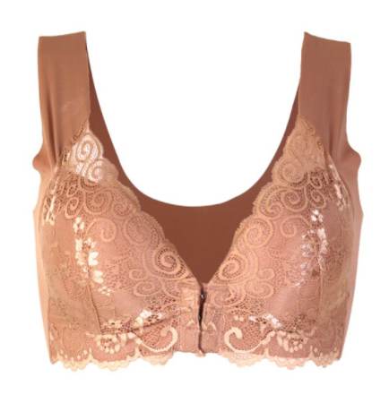 Elegante naadloze lingerie bh voor dames, voorsluiting voor gebruiksgemak en comfortabele ondersteuning.