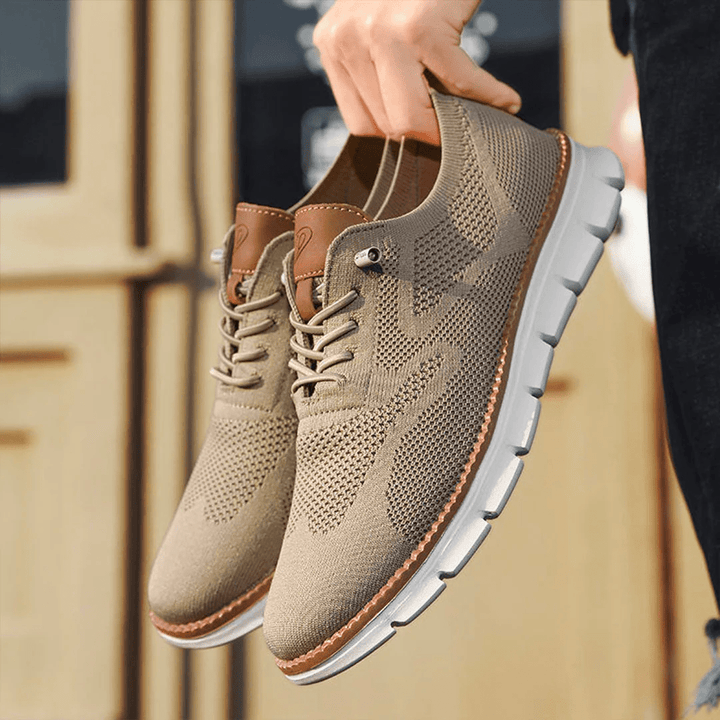 Modieuze Elias herenschoenen van duurzaam vegan leer, stijlvol voor zowel casual als formele herenmode.