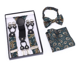 3-delige set - Paisley Antraciet