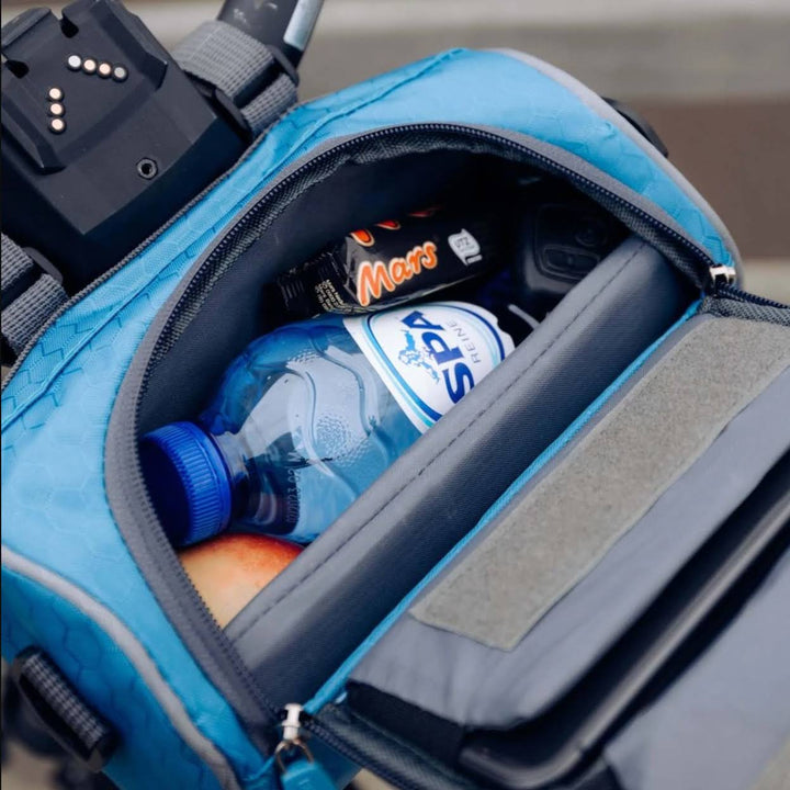 Frame tas voor fietsen, waterdicht en touchscreen-vriendelijk. Verkrijgbaar in zwart, blauw, geel. Perfect voor telefoons.