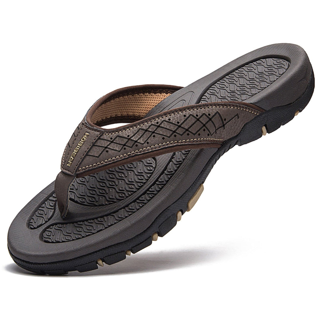 Heren orthopedische slippers Liam, comfortabele instappers voor optimale voetondersteuning.