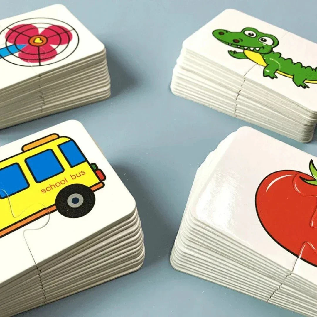 Ontwikkelingsspeelgoed: kinder memospel, leerspel voor geheugen, concentratie en plezier.