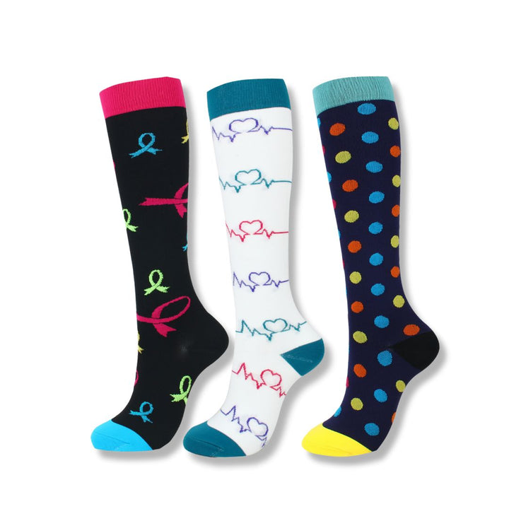 Comfortabele VitalEase orthopedische compressiesokken voor dames. Ideaal bij vermoeide en zware benen, dagelijks gebruik.