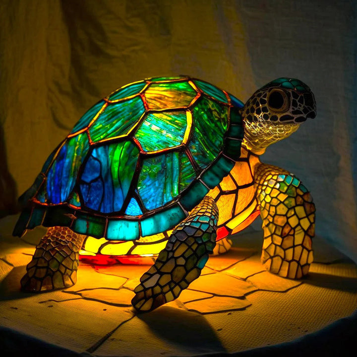 Uniek hars nachtlampje in dierendesign, sfeerverlichting voor kinderkamer of woonkamer.