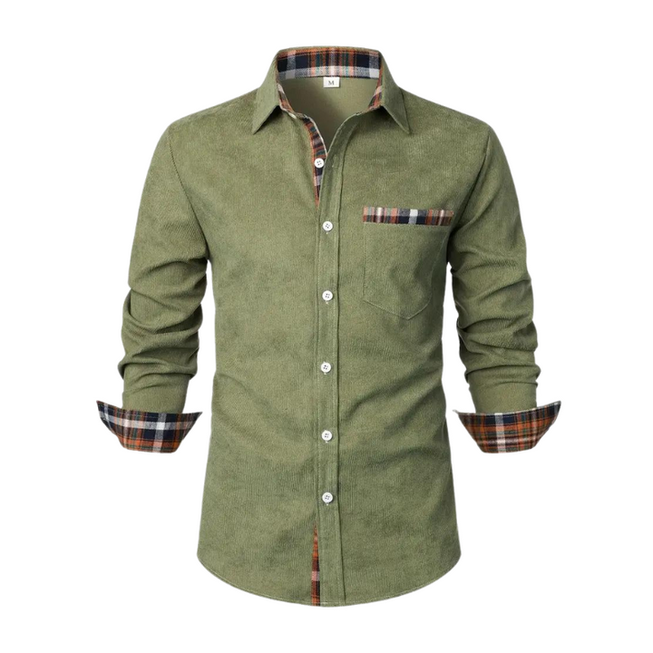 Stijlvol heren casual overhemd met lange mouwen, ideaal voor veelzijdige dagelijkse mode en comfortabele kleding.