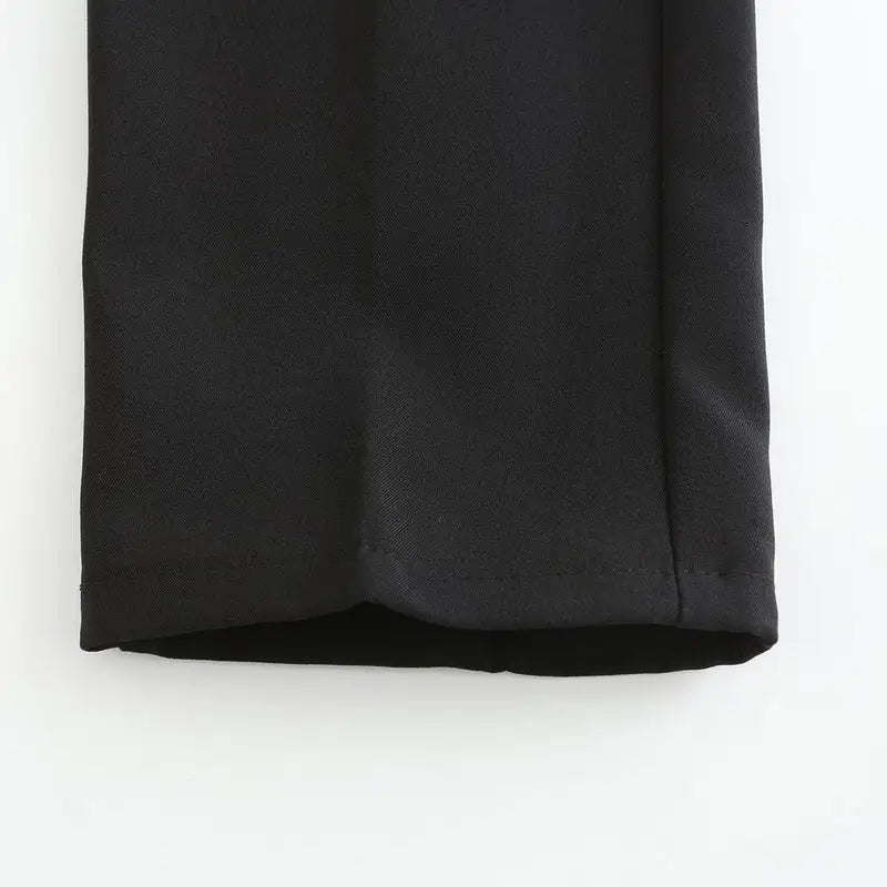 Gevouwen heren stretch pantalon, gemaakt van een comfortabele katoen-polyester mix, klaar voor elke gelegenheid.