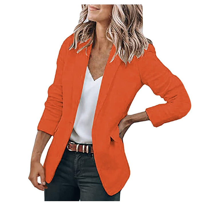 Dameskleding: de Margaux blazer, effen design, casual chic en elegant.