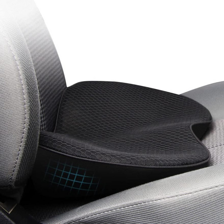 Ergonomisch SANDSBERGORIGINALS auto zitkussen voor volwassenen; verhoogt zicht en rijcomfort.
