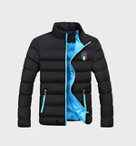 Blauw en zwart