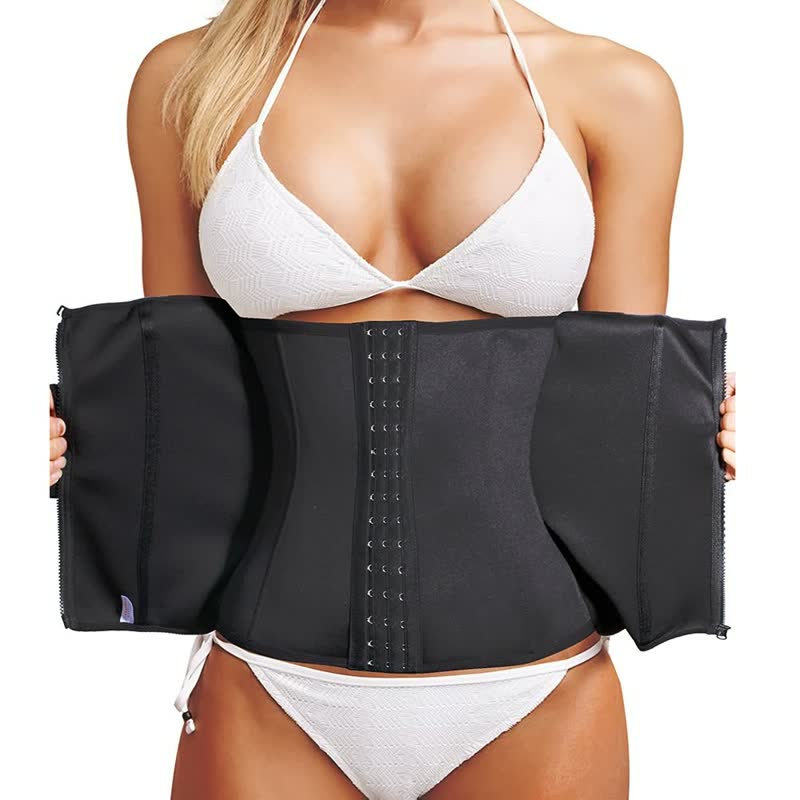 Dames tailletrainer corset voor een zandloperfiguur, creëert een strakke taille.