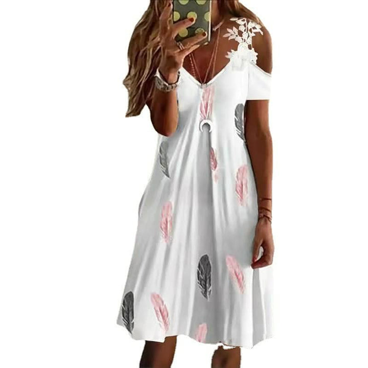 FlowerDress™: een must-have damesjurk met elegant bloemdessin voor de zomer.