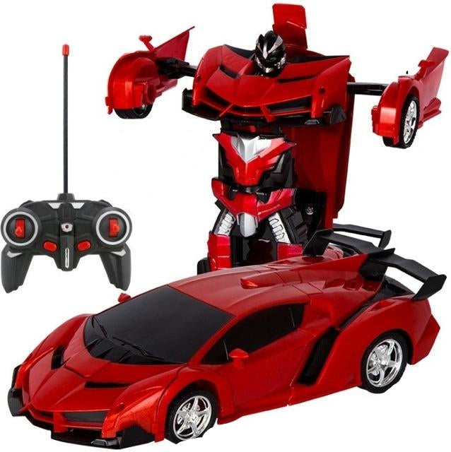 VoltMorph op afstand bestuurbare transformer auto verandert in een robot. Spannend kinderspeelgoed.