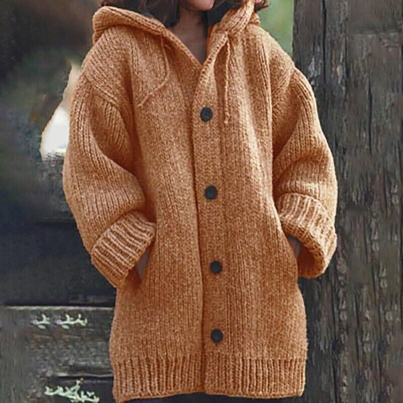 Stijlvol effen dames oversized vest Aimie. Comfortabel en veelzijdig voor de winter. Losse pasvorm.