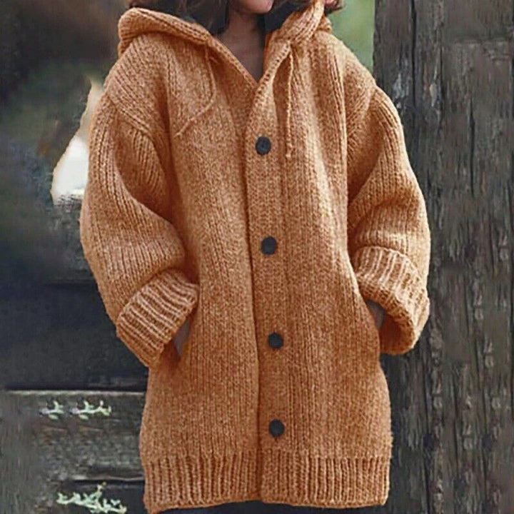 Stijlvol effen dames oversized vest Aimie. Comfortabel en veelzijdig voor de winter. Losse pasvorm.