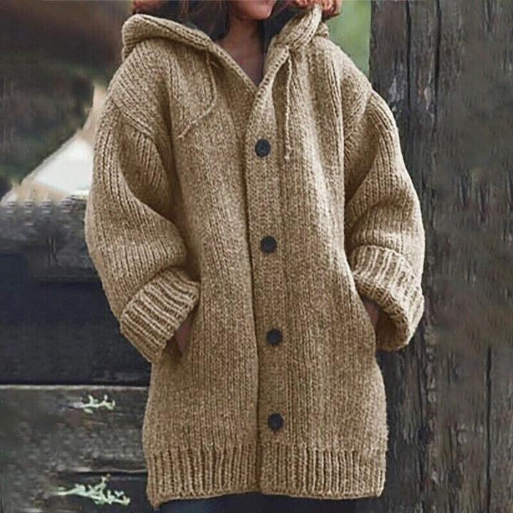Stijlvol dames oversized vest Aimie, comfortabel en warm. Perfect voor winterkleding met losse pasvorm.