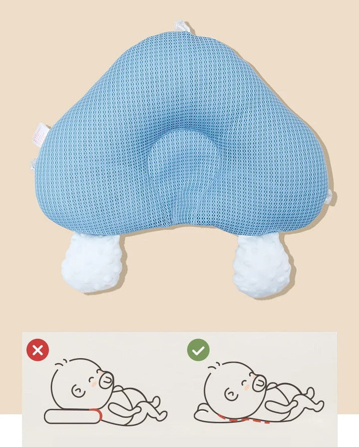 Veilig baby slaapkussen passend in wieg of ledikant, zorgt voor comfortabele en gezonde babyslaap.