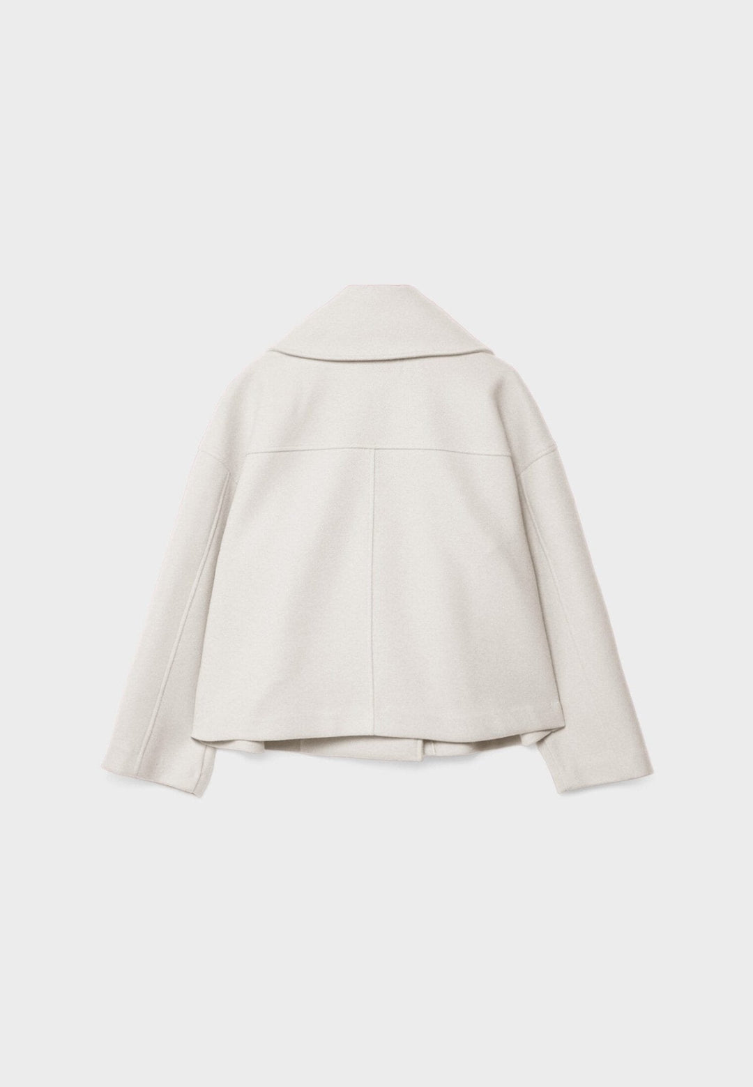 Herfst- en voorjaarsjas dames, kort, dubbelknopenstijl Clara, modieus en comfortabel.