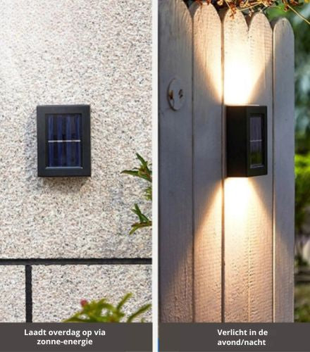 Draadloze Solaria Luxe zonnelampen, weerbestendig en creëren sfeervolle warmwitte LED buitenverlichting.