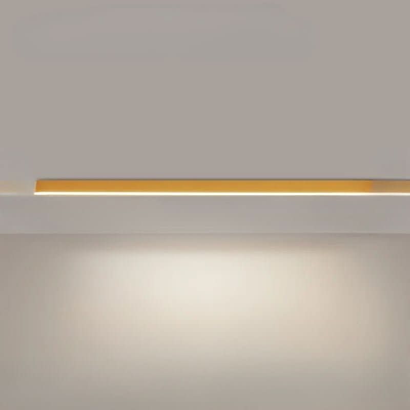 Scandinavische LED plafondlamp voor kantoor, modern en energiezuinig met koudwit optie.