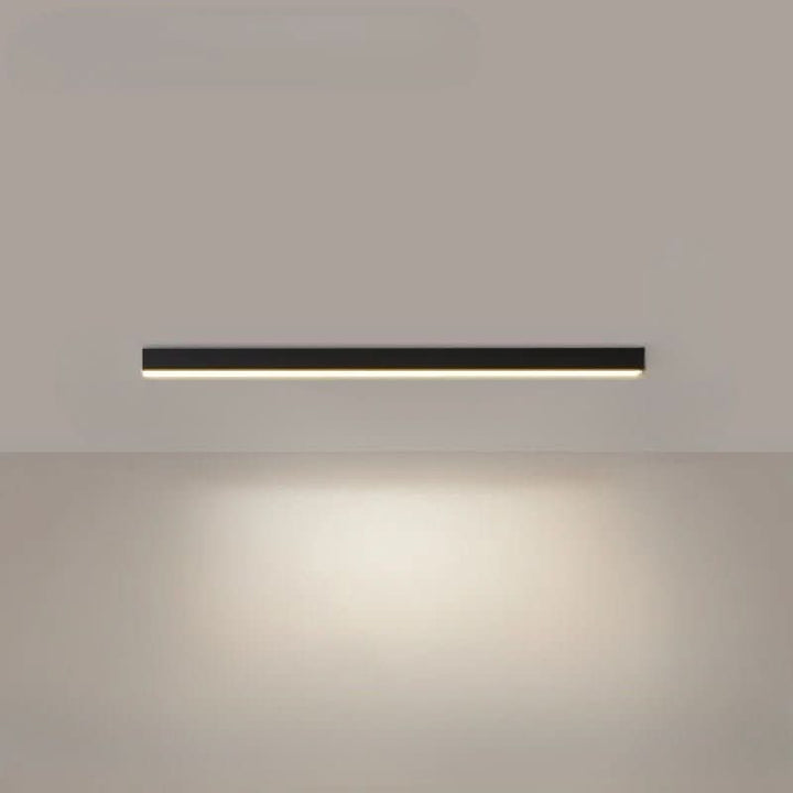 Minimalistische aluminium LED plafondlamp, perfect voor Scandinavische design verlichting.